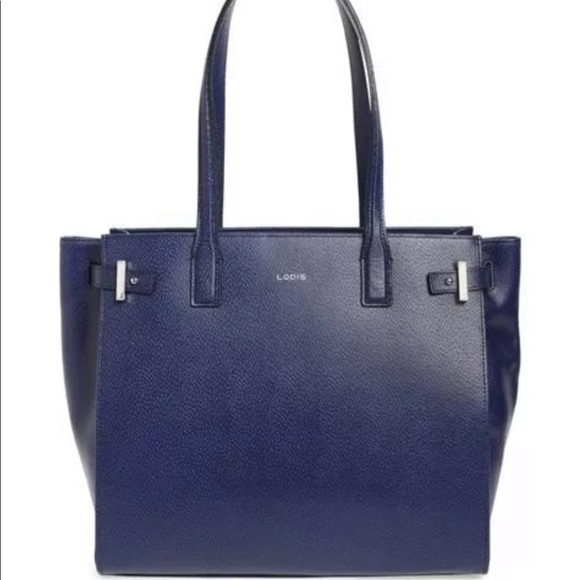 Lodis Jem Multifunction RFID Leather Tote - Picture 1 of 8